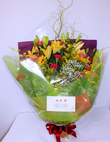 2017-8-27お届け御祝花束