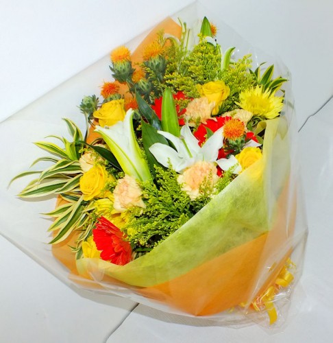 2018-5-17退職御祝花束おまかせ