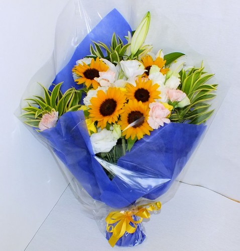 2018-7-20ひまわりの花束