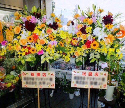 2018-10-24スタンド花1段×2