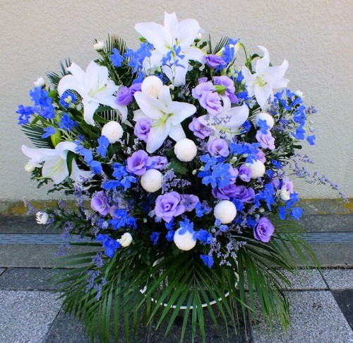 2018-10-21御供えスタンド花1段