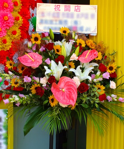 2019-5-24御祝スタンド花1段-2