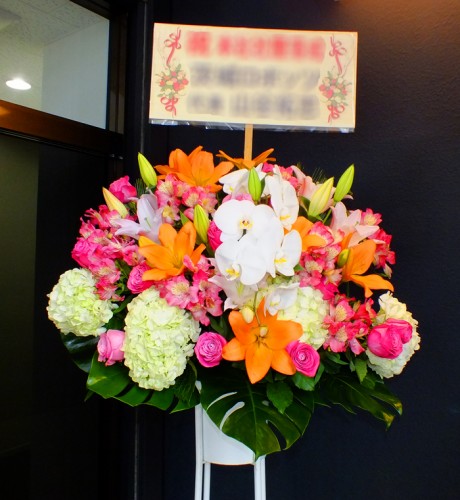 2019-5-7御祝スタンド花1段-2