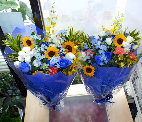 2019-7-9送別花束男性用