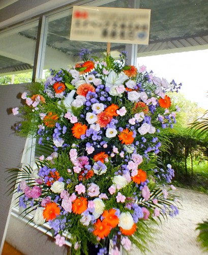 2019-10-7御祝スタンド花2段-1