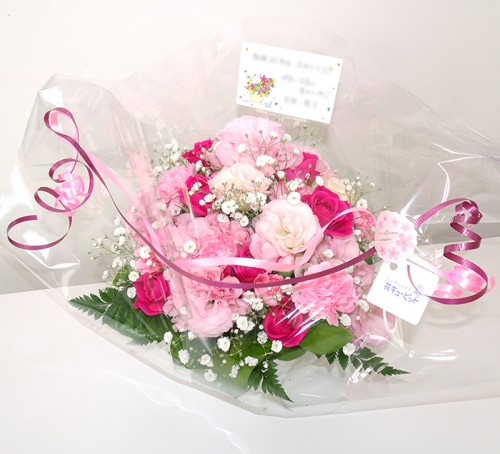 2020-3-3花キューピット御祝アレンジメント-2