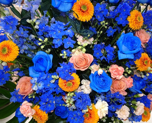 2021-5-26花キューピット御祝スタンド花1段-1